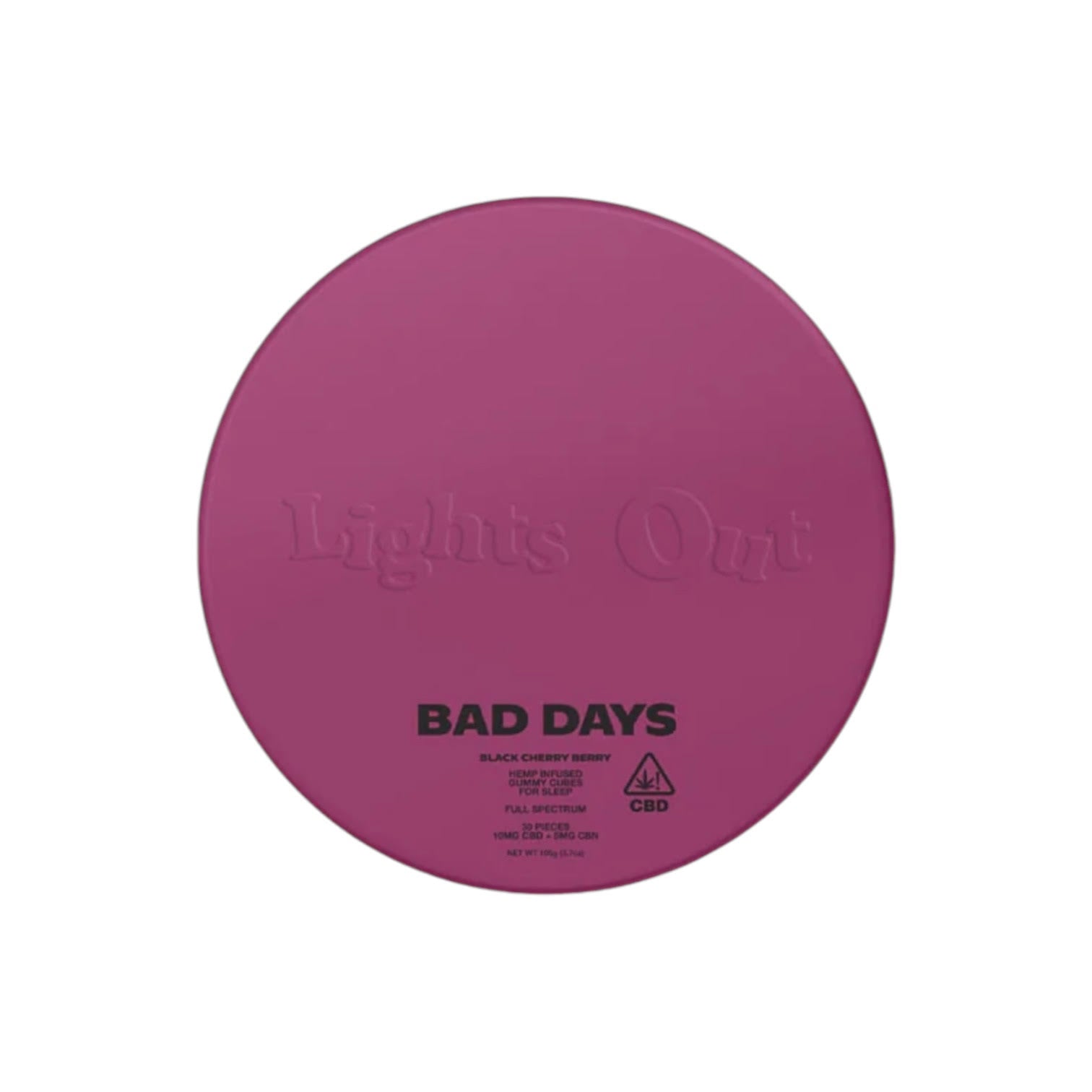Bad Days Lights Out CBD + CBN Gummies | 450mg - Trip N' Chill