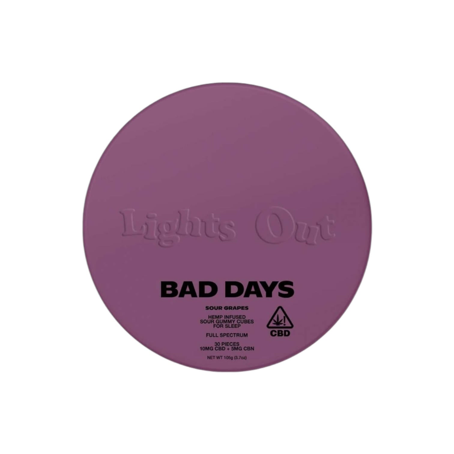 Bad Days Lights Out CBD + CBN Gummies | 450mg - Trip N' Chill