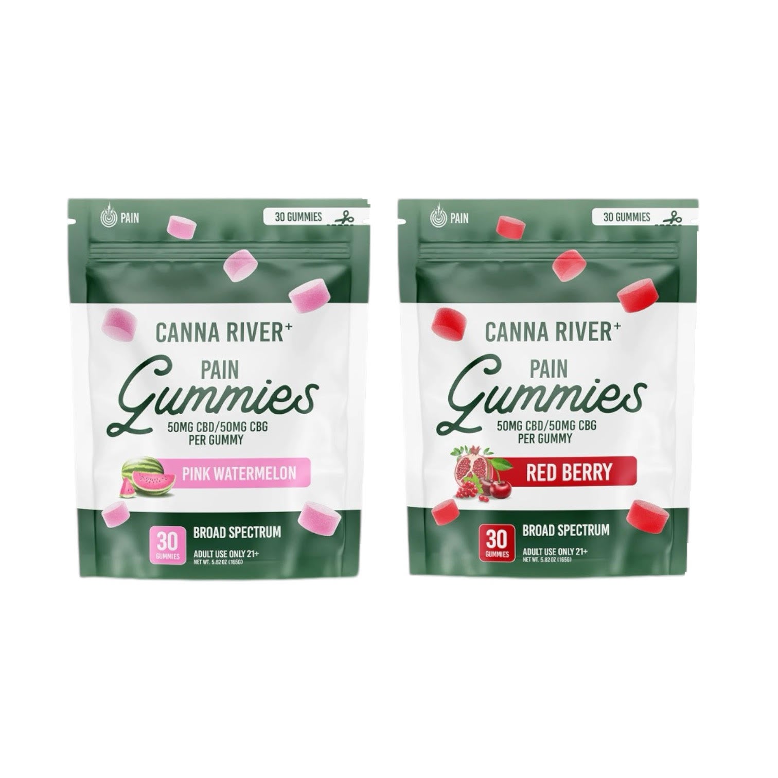 Canna River Pain Gummies | 30 Count - Trip N' Chill