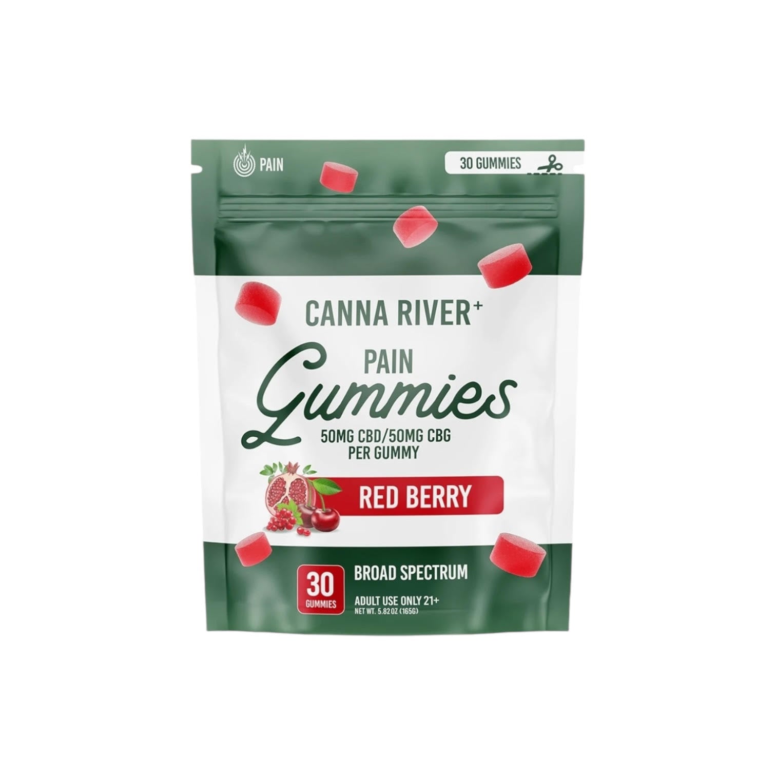 Canna River Pain Gummies | 30 Count - Trip N' Chill