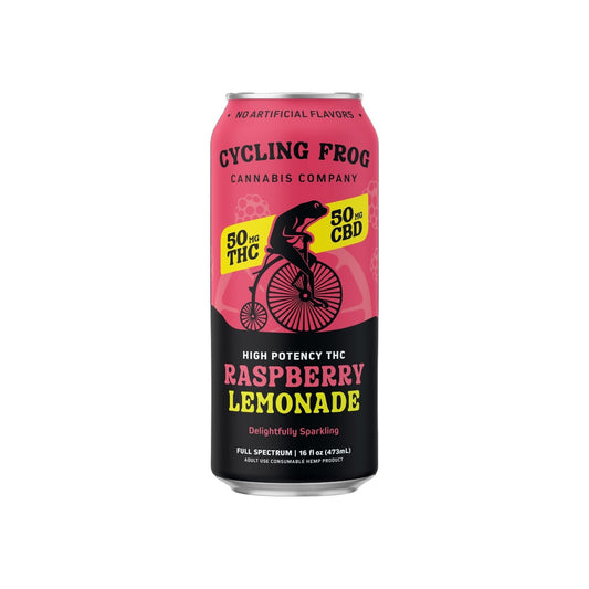 Cycling Frog Sparkling THC Lemonade | (100mg) 16oz - Trip'N Chill