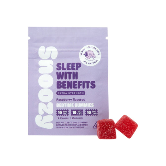 Snoozy Bedtime Extra Strength 2ct Gummies - Trip'N Chill