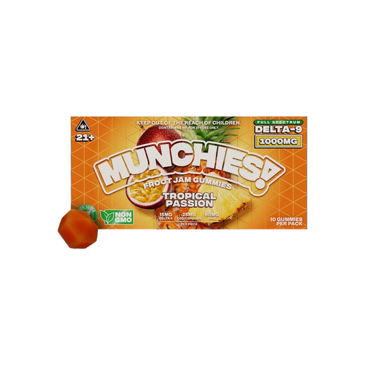 Delta Munchies D9 Froot Jam Gummies | (10ct) 1000mg - Trip'N Chill