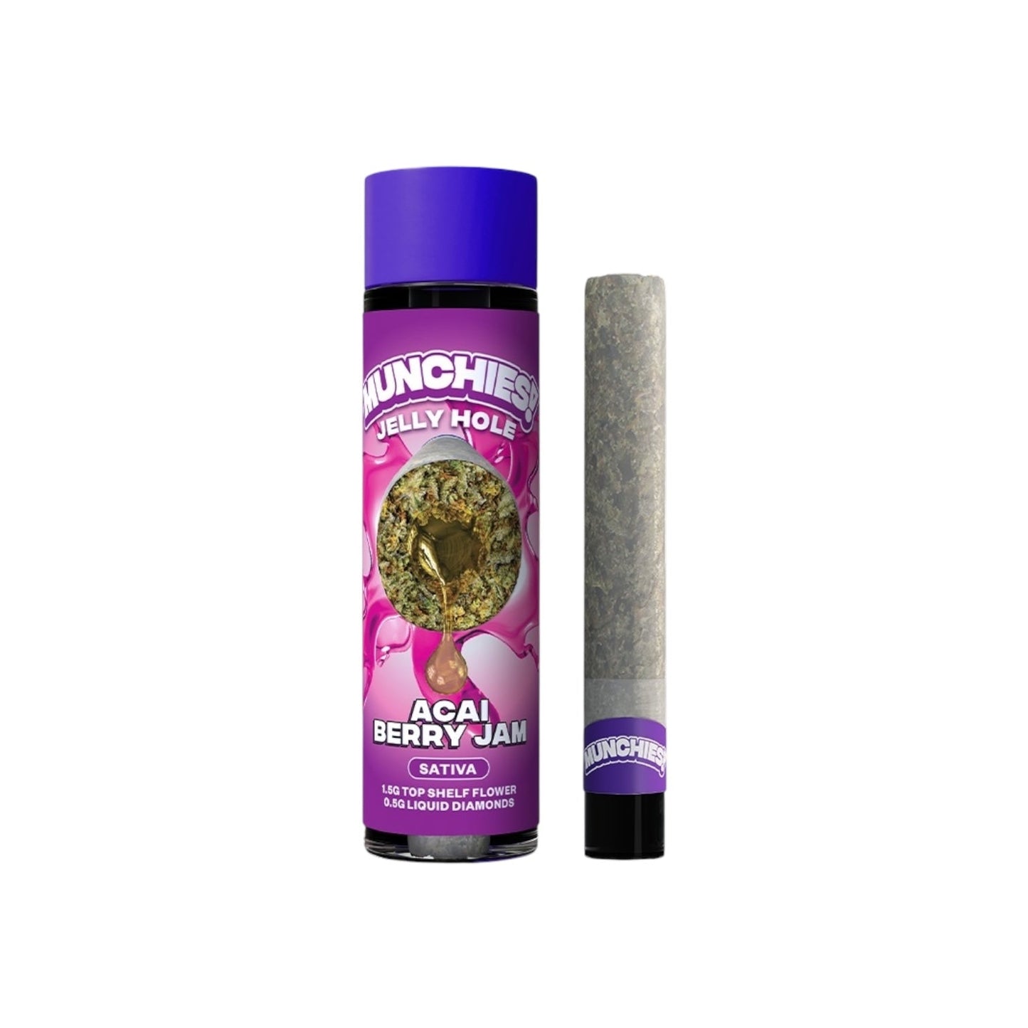 Delta Munchies Jelly Hole Pre - Roll | 2g - Trip'N Chill