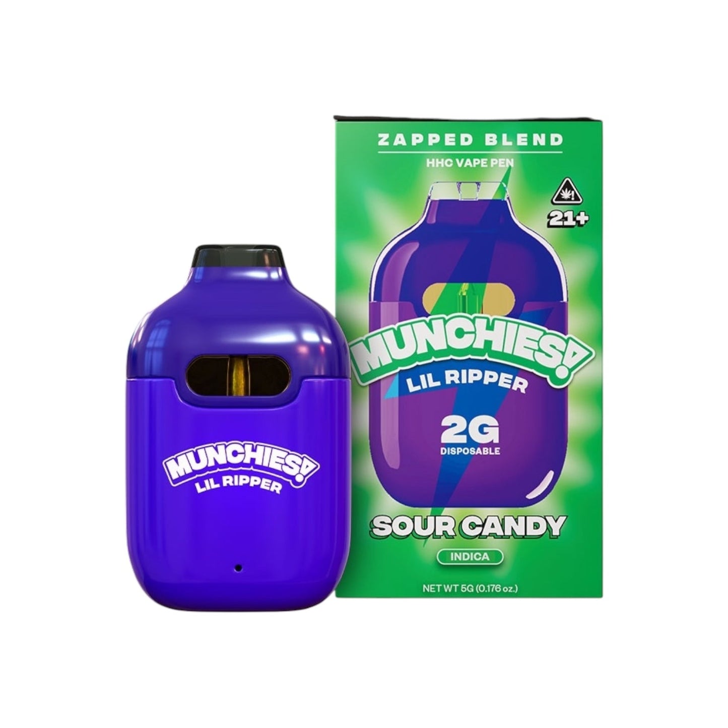 Delta Munchies Lil Ripper Zapped HHC Vape | 2g - Trip'N Chill