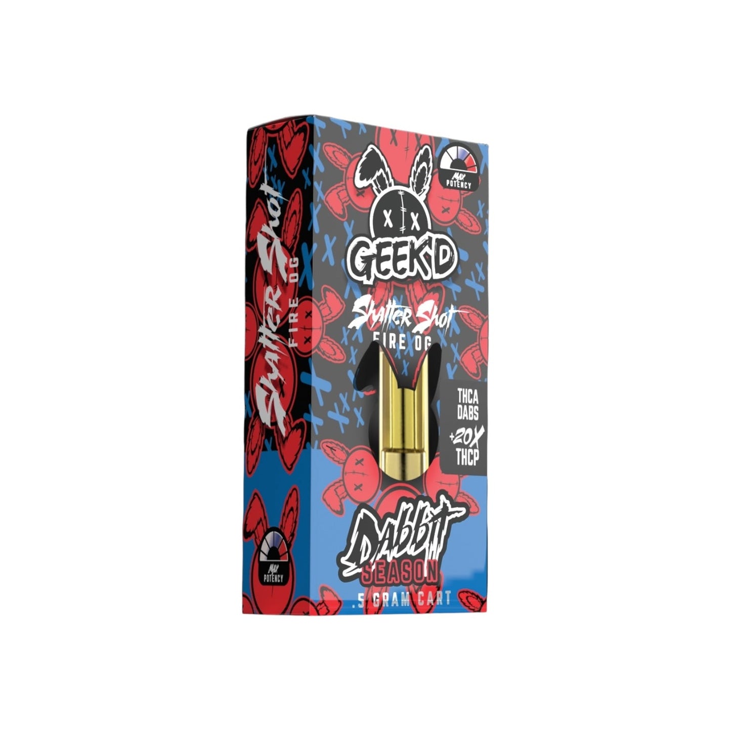 Geek’d Dabbit THC - A 20x Cartridge | 0.5g - Trip'N Chill