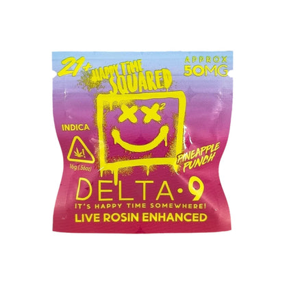 Happy Time Squared Delta 9 Gummies | 50mg - Trip N' Chill