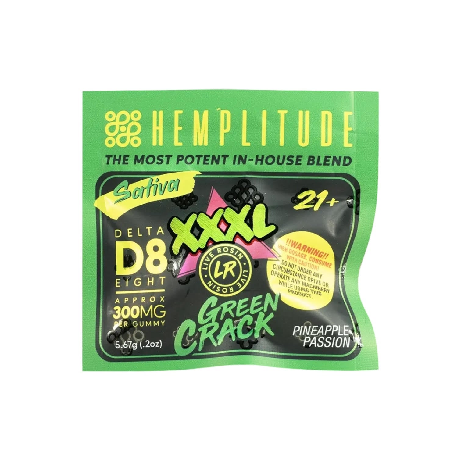 Hemplitude XXXL Delta 8 Gummies | 300mg - Trip N' Chill