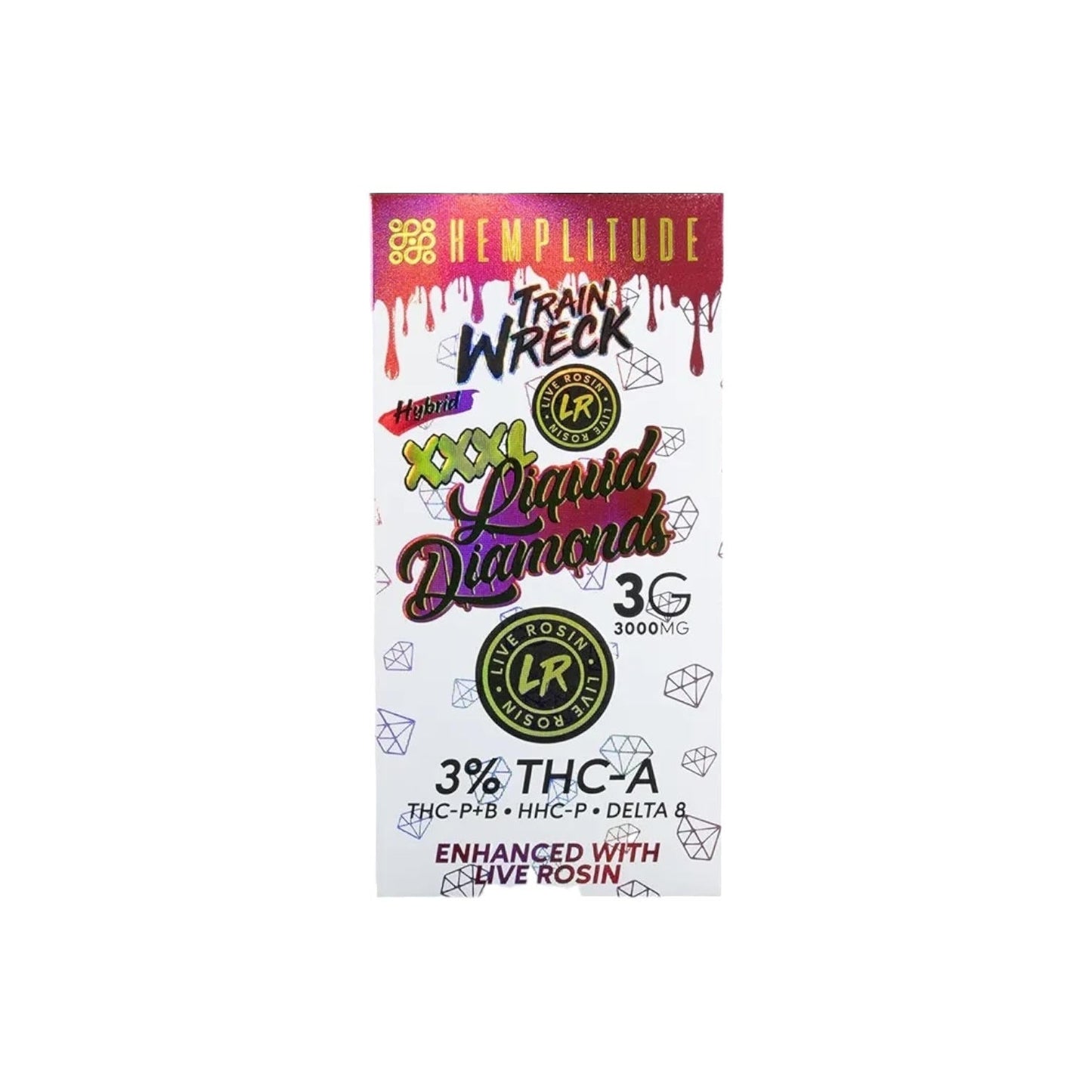 Hemplitude XXXL Liquid Diamonds Cartridge | 3000mg - Trip N' Chill