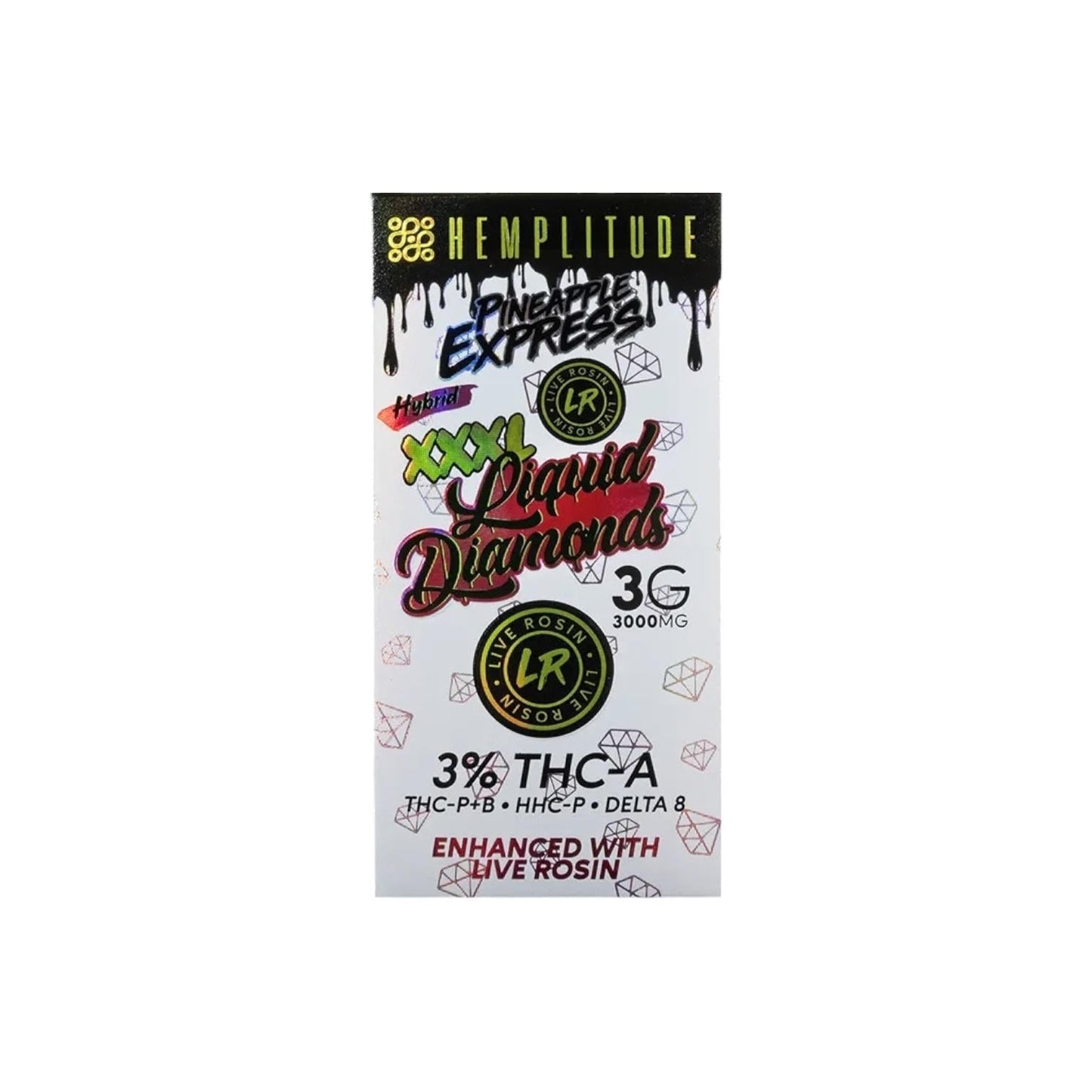 Hemplitude XXXL Liquid Diamonds Cartridge | 3000mg - Trip N' Chill