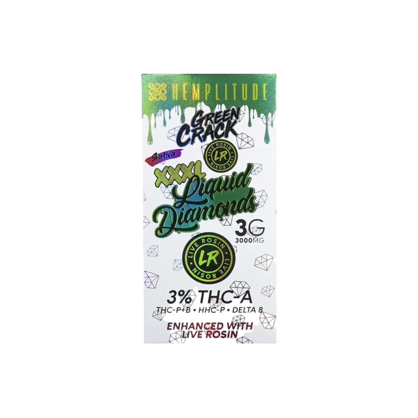 Hemplitude XXXL Liquid Diamonds Cartridge | 3000mg - Trip N' Chill