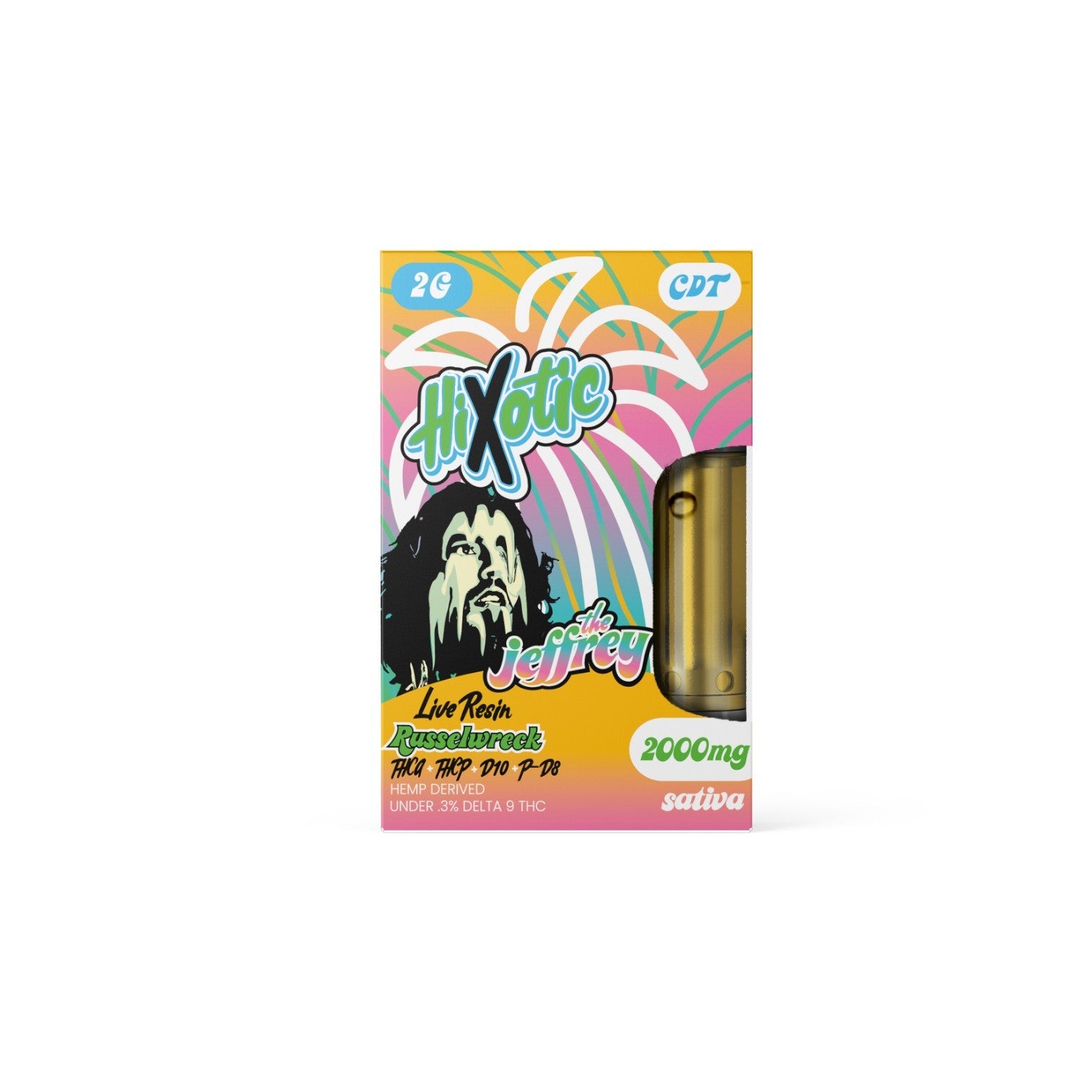 HiXotic The Jeffrey Cartridges | 2g - Trip'N Chill