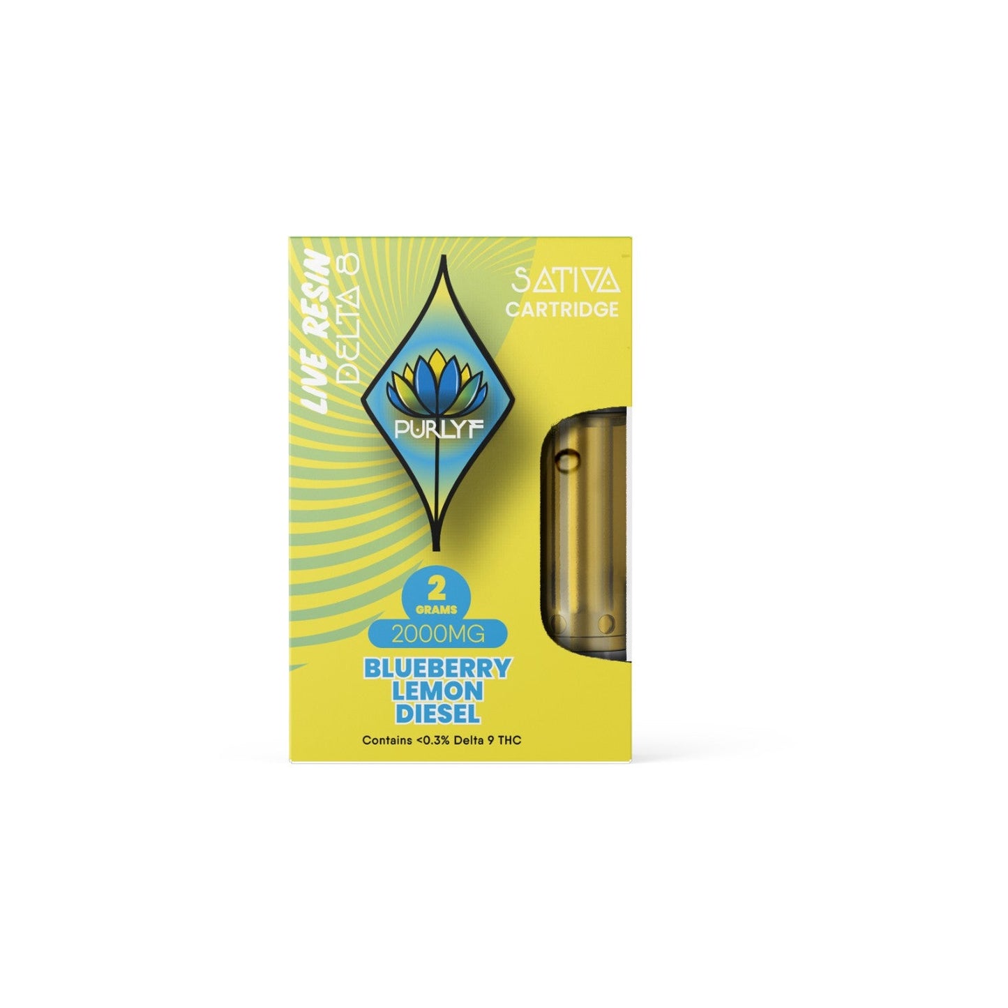 Purlyf Live Resin Delta - 8 Cartridge | 2g - Trip'N Chill