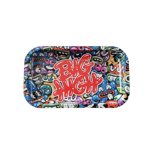 Rolling Tray | Size Medium | Big High Blue - Trip N' Chill