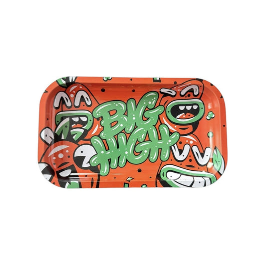 Rolling Tray | Size Medium | Big High Orange - Trip N' Chill