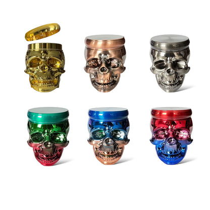 Skull 3 - Piece Grinder - Trip N' Chill