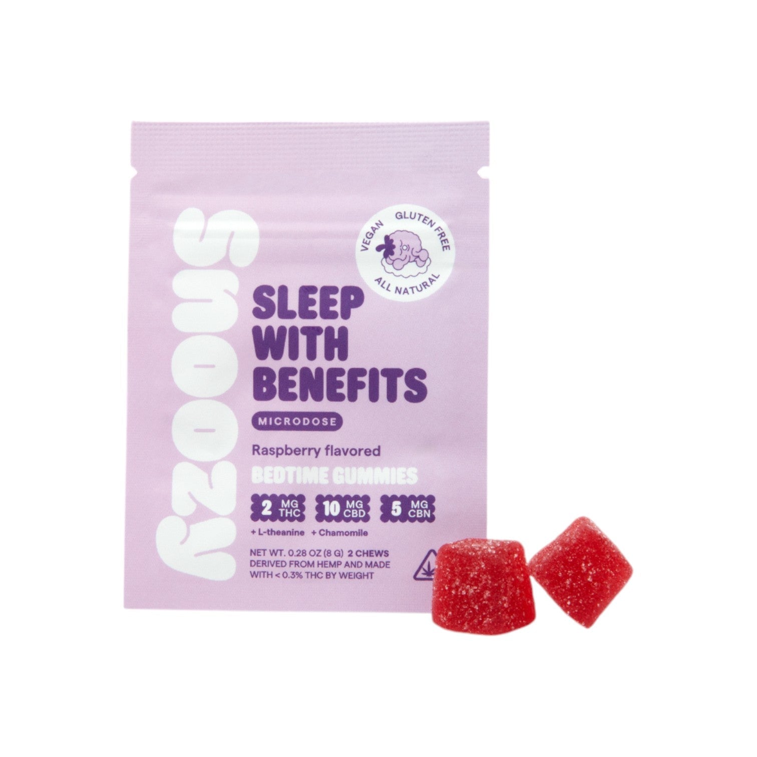 Snoozy Bedtime Microdose Gummies | 2 Count - Trip'N Chill