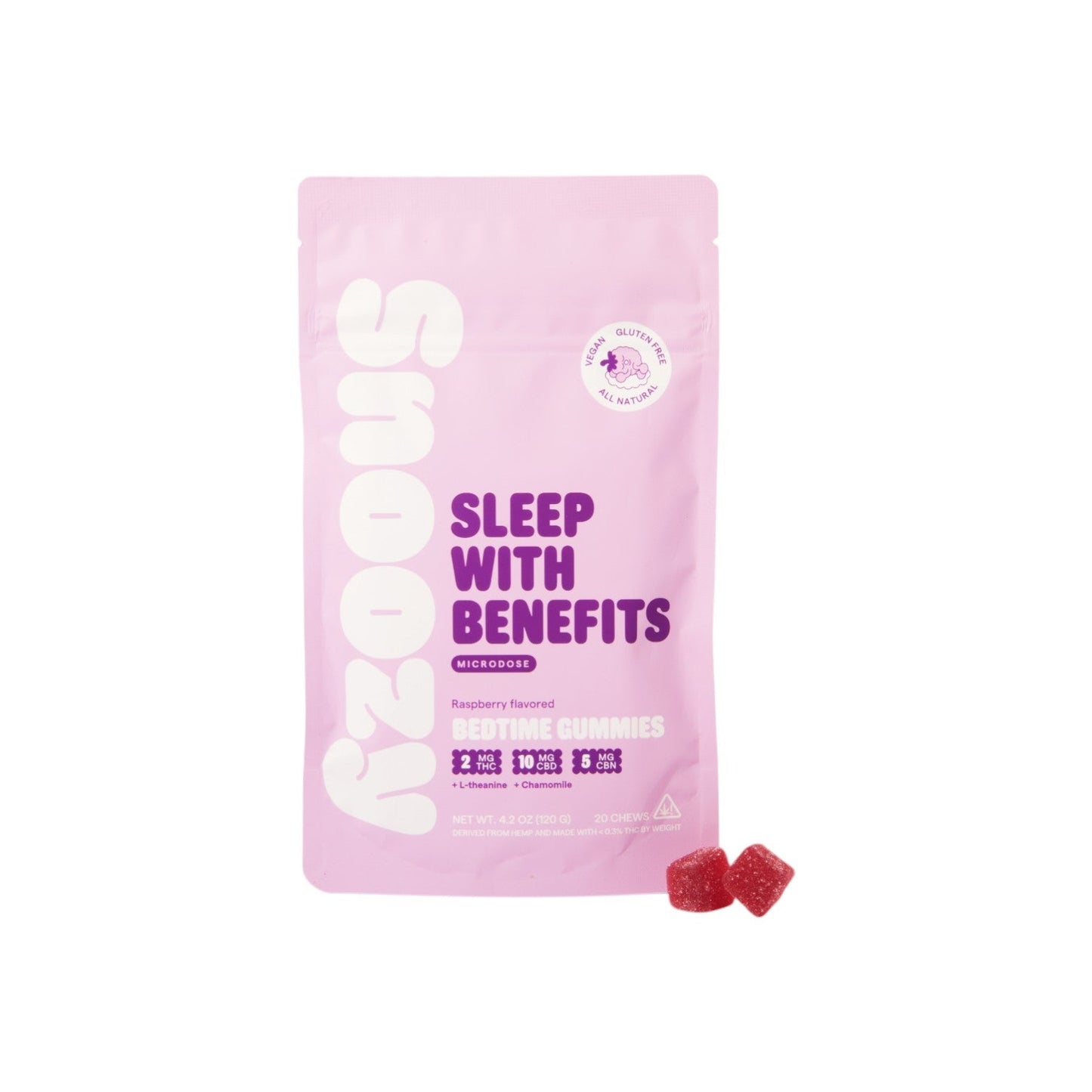 Snoozy Sleep Microdose Gummies – (20ct) | 340mg - Trip'N Chill